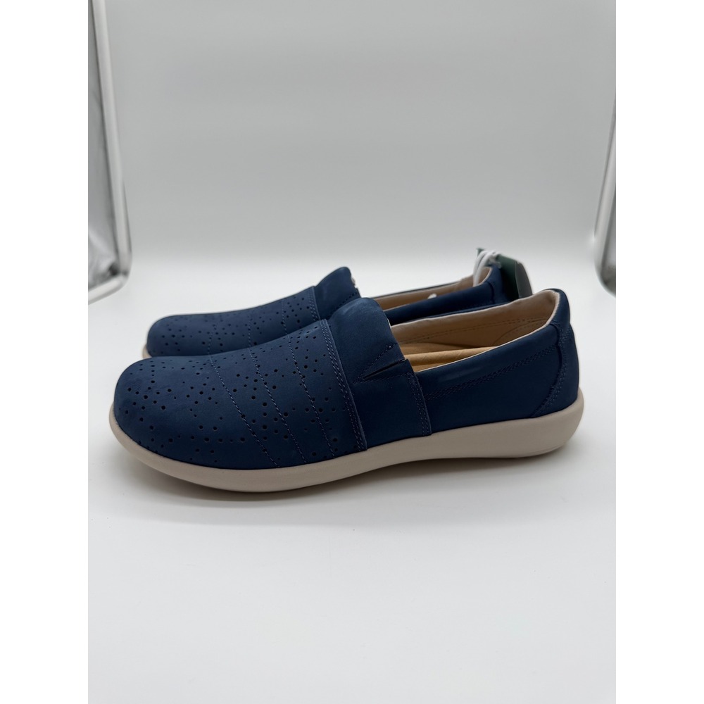 Revitalign Ridgeway Picasso Navy Blue Slip On Shoes Womens 8.5B